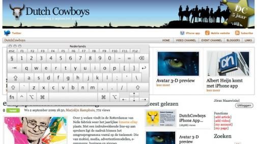 Bewijs voor tablet in Snow Leopard?