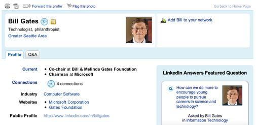 Bill Gates meldt zich op LinkedIn