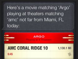 Bioscoopkaartjes kopen met Siri in Apple's iOS 6.11