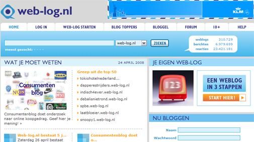 Bloggen blijft persoonlijk