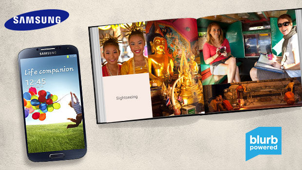 Blurb: Fotoboeken en magazines zijn ook te maken op de Galaxy S 4