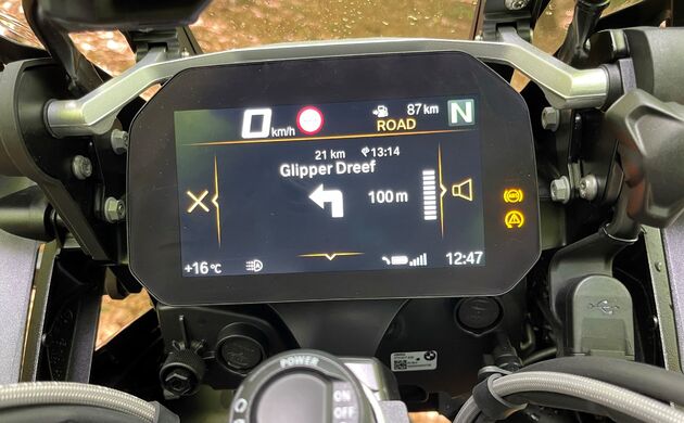 BMW R1250GS Kleurenscherm