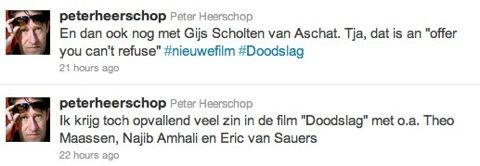 BN'ers twitteren betaald over films