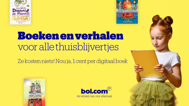 ​Bol.com stelt digitale boeken en voorleesvideo’s beschikbaar voor alle kinderen thuis