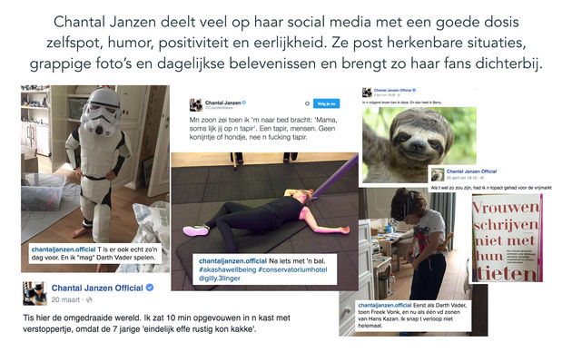 Chantal janzen beste social media awards