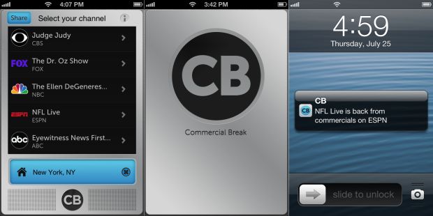 Commercial Break: een app die je vertelt wanneer het reclameblok voorbij is
