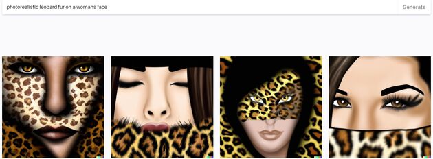 Dall e leopard