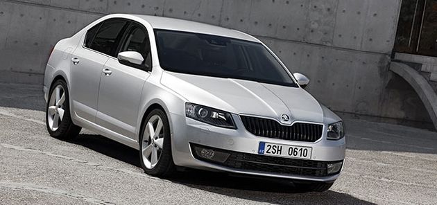 De derde generatie Skoda Octavia voor de zomer in de showroom