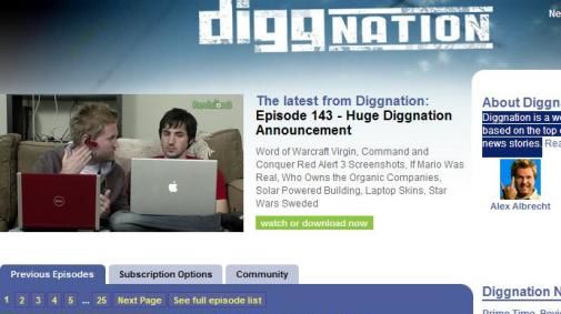 DIGGnation social networking-show vanaf NextWeb 3 april