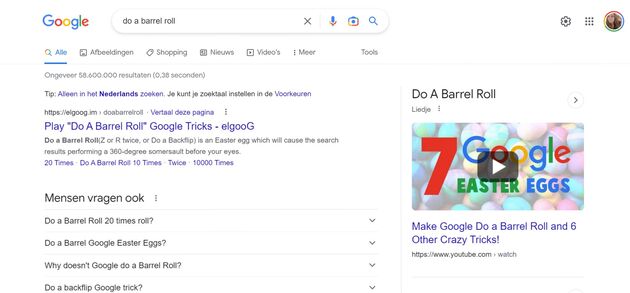 Google Batman Easter Egg - elgooG