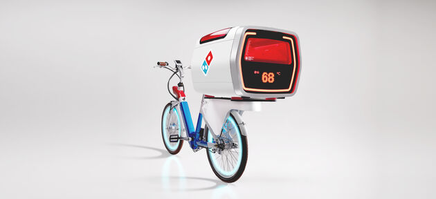 Domino's dxb - Future Delivery Pizza Pod E-Bike (Studio Image - 002) (1)