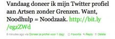Doneer je profiel voor 1 dag aan Artsen zonder Grenzen