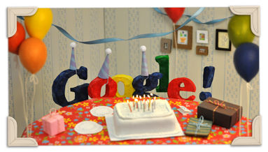 Doodle: 13 jaar Google