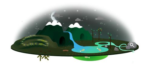 Doodle voor Earth Day 2013