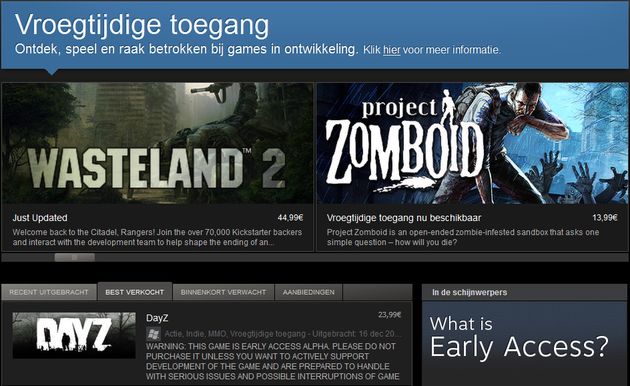 Early Access roept om regulatie, maar hoe?