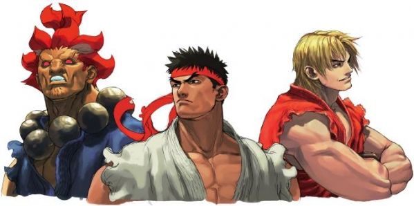 Echte Street Fighter kunst binnen handbereik