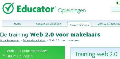 Educator + Jaap.nl  = Makelaars 2.0 