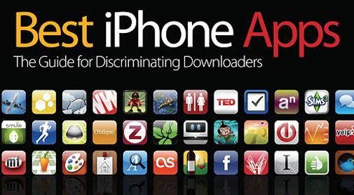 Een boek met de 200 beste iPhone Apps