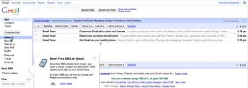 Een lege inbox voor zo'n 150.000 Gmail gebruikers
