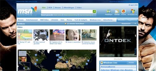 Een nieuwe homepage voor MSN.nl