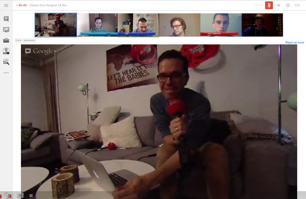 Eerste Google+ Glazen Huis Hangout