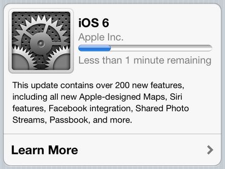 Eerste problemen met iOS 6
