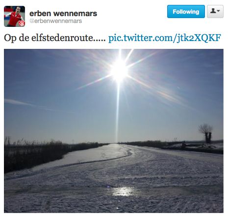 Elfstedenkoorts slaat toe #elfstedentocht