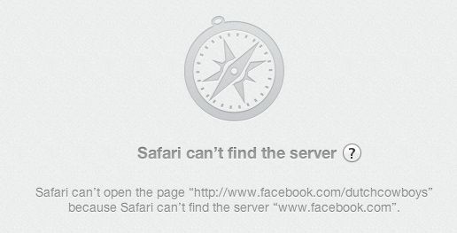 Facebook is down
