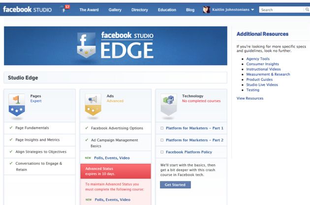Facebook kondigde Creative Council en Studio Edge aan