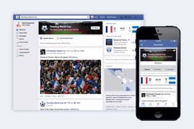 Facebook lanceert speciale site voor het wk voetbal