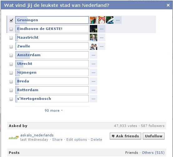 Facebook polls: een boost voor je Facebookpagina?