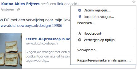 Facebook statusupdates zijn nu te bewerken na plaatsing.