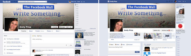 Facebook test nieuw design voor Timeline