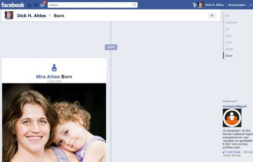 facebook timeline Mira