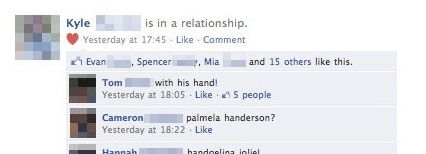 Facebookstatus loopt uit de hand...