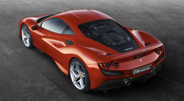 Ferrari F8 Tributo back