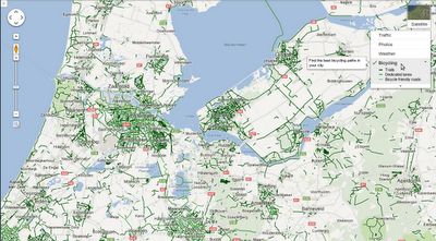 Fiets richtingen in Google Maps beschikbaar in 6 extra Europese landen