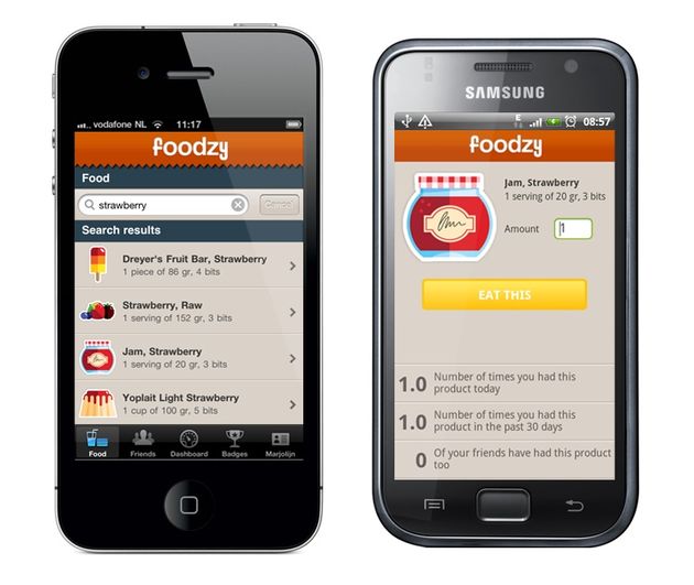 Foodzy lanceert iPhone en Android app