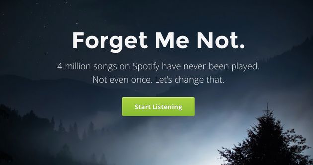 Forgotify: Spotify nummers die nog nooit afgespeeld zijn