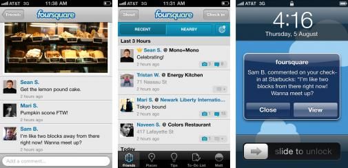 FourSquare voegt foto's en reacties toe