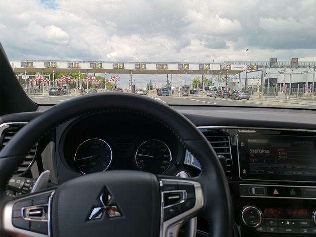 Franse Tol poortjes PHEV