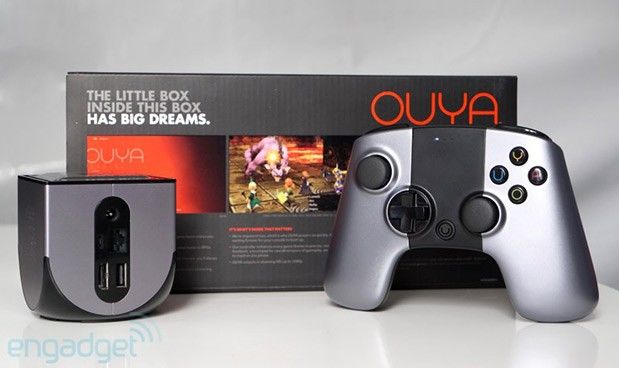 Gameconsole Ouya via verschillende retailers waaronder Amazon verkrijgbaar voor 100 dollar