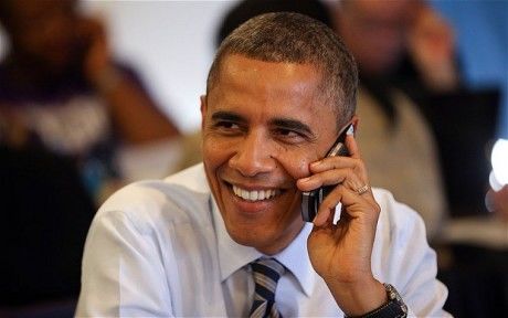 Geen iPhone voor Barack Obama