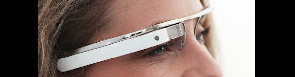 Google CEO test Project Glass tijdens publiek evenement