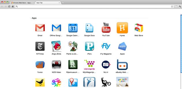 Google Chrome Web Store nu ook met Nederlandse Apps.