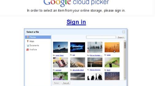 Google Cloud Picker nieuwe opslagdienst of tool ?