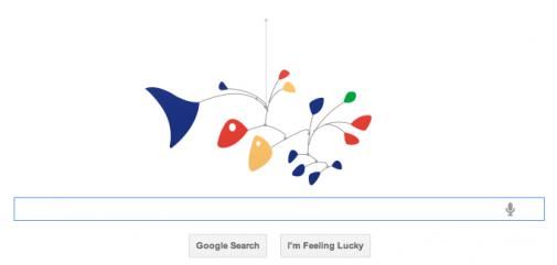 Google doodle: eerbetoon aan Alexander Calder
