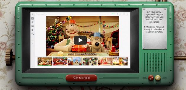 Google+ Hangouts brengt families dichterbij elkaar met kerst