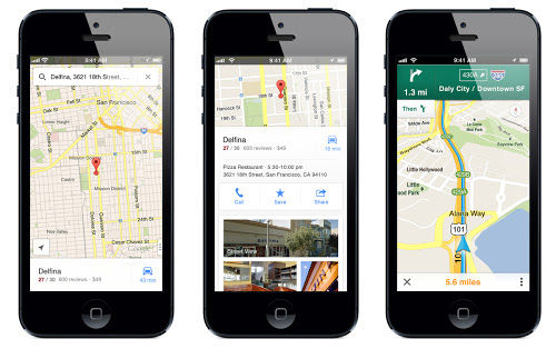 Google Maps keert terug op de iPhone