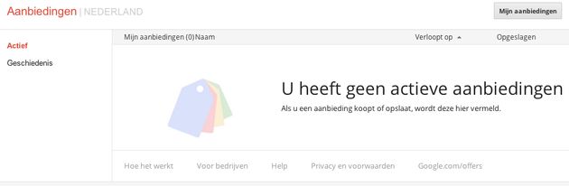 Google Offers mogelijk snel in Nederland beschikbaar